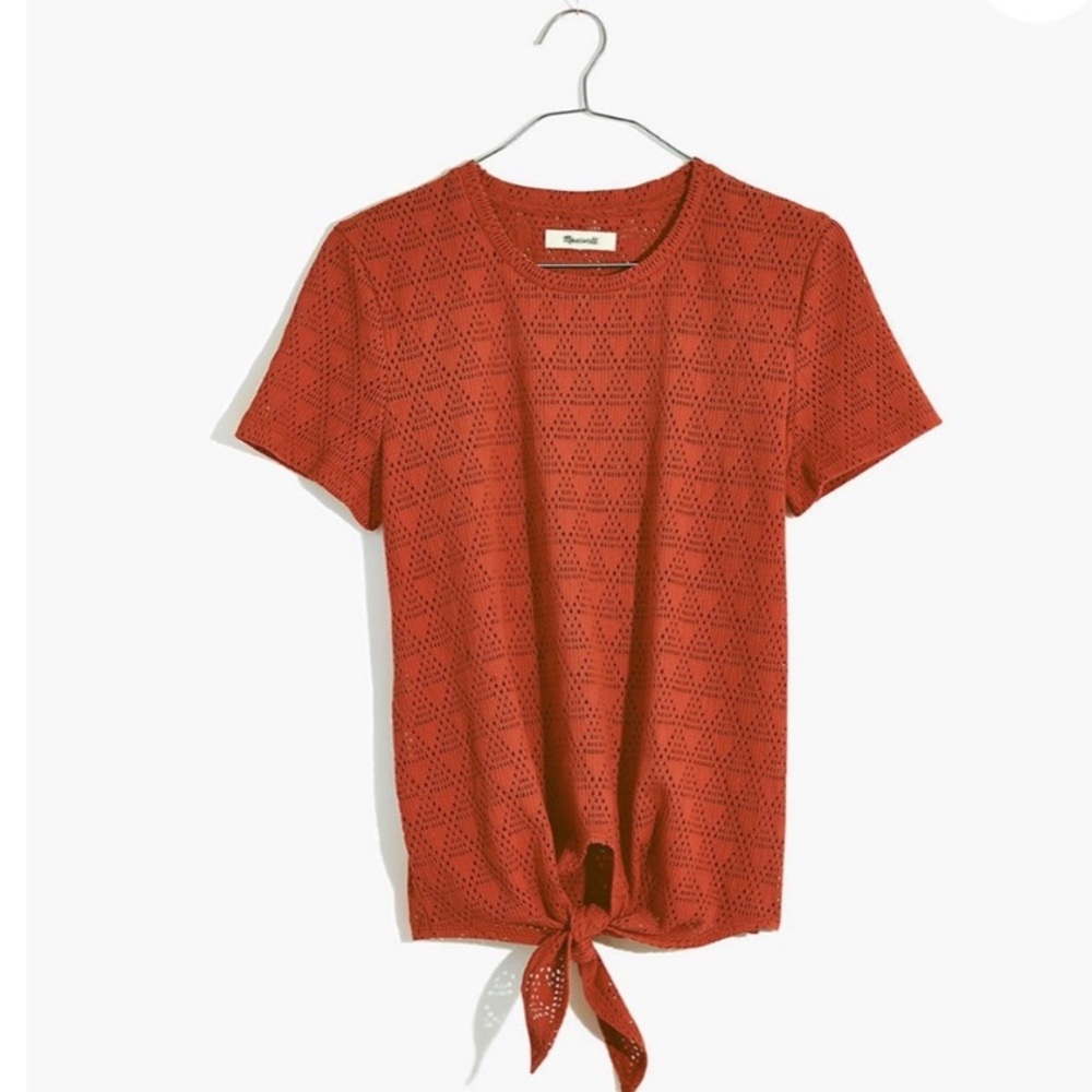 Madewell Front Tie Tee